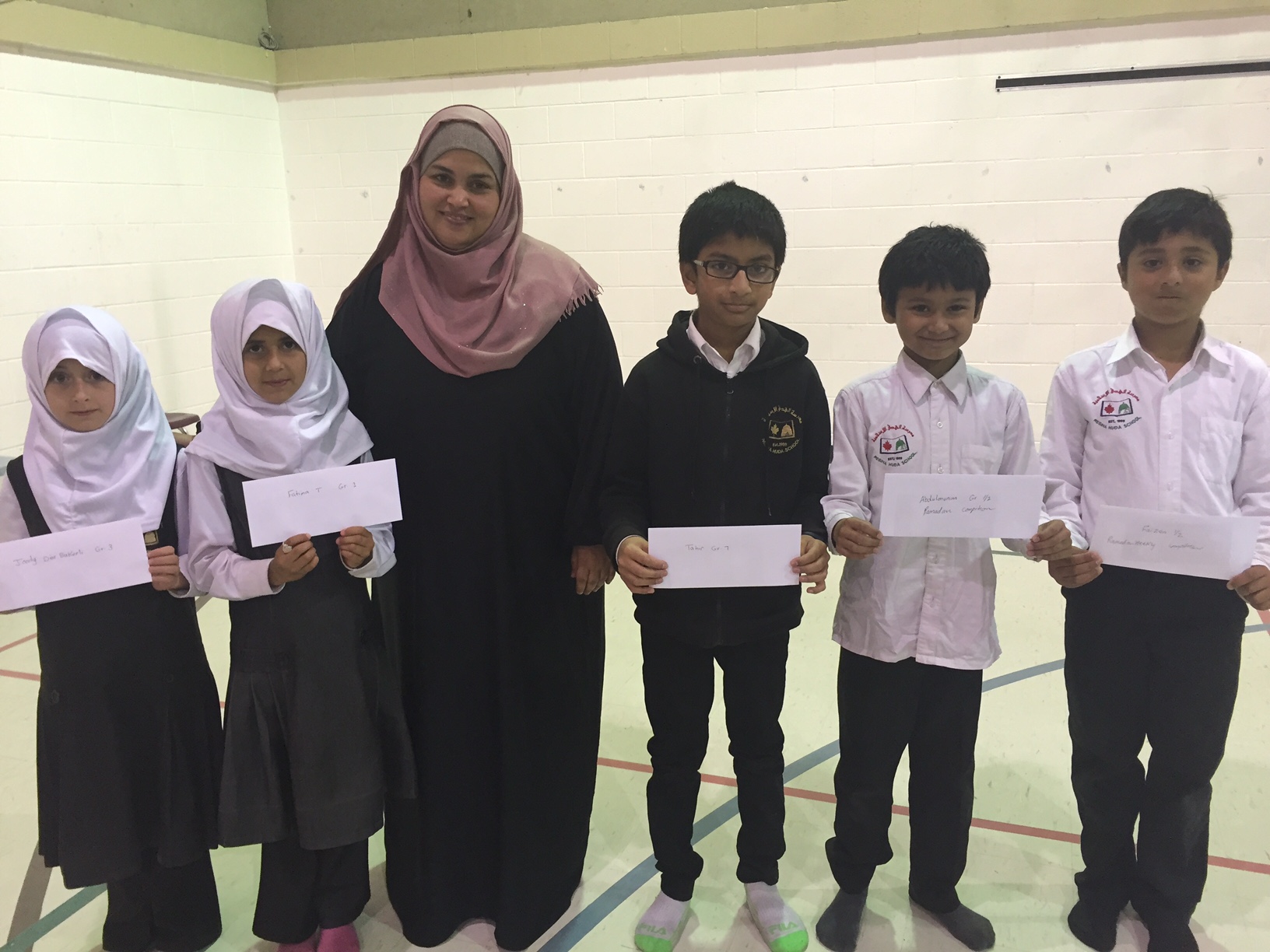 Ramadan Trivia Winners